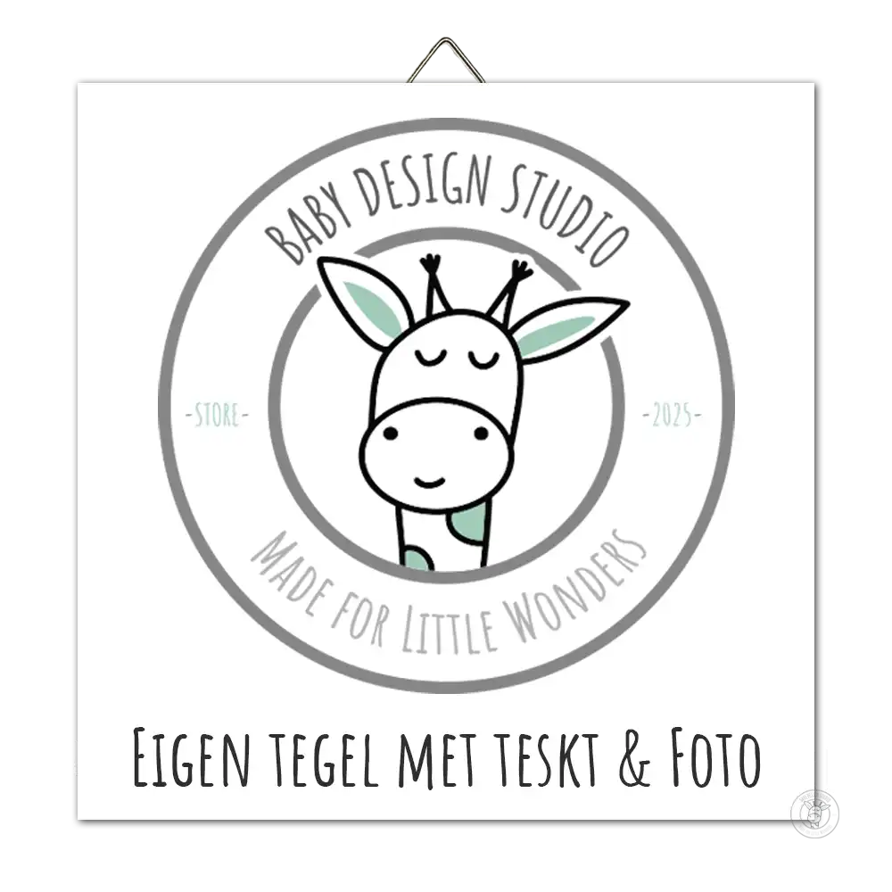 Tegel 15x15 cm – Ontwerp zelf met foto, tekst of design